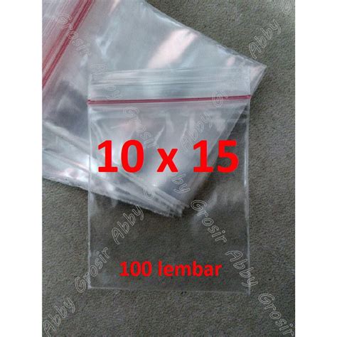 Jual Plastik Klip 10x15 Cm Seal Ziplock Bag Pouch Obat Kantong Makanan