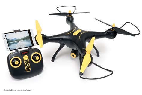 tenergy syma xsw wi fi fpv quadcopter drone blackyellow