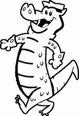 Alligator Gator Wally Nice Wecoloringpage sketch template