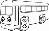 Colorir Onibus Autocarro Coloriage Autobus Scuolabus Schwarz sketch template