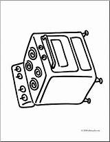 Coloring Stove Drawing Template Getdrawings sketch template