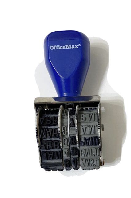 office max adjustable stamp   ebay