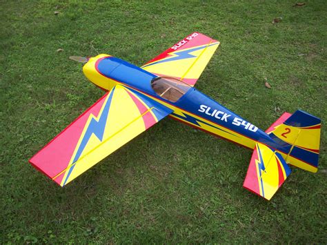 skyline slick   mm   aerobatic rc airplane arf pre hinged carbon version