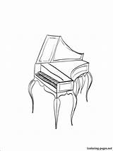 Coloring Drawing Harpsichord Piano Orchestra Pages Story Keyboard Color Getdrawings Music Paintingvalley Getcolorings Teaching 1coloring sketch template