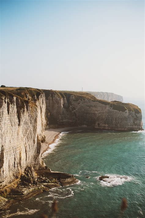 white cliffs   coast  france
