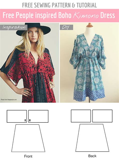 sewing pattern tutorial  people inspired summer dress sew