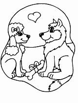 Coloring Pages Dogs Comments sketch template