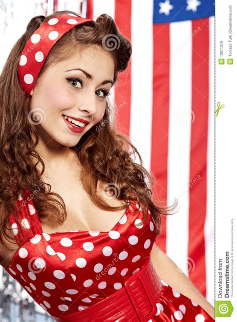pretty pin up girl stock image image of lovely seductive