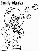 Spongebob Coloring Characters sketch template