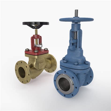 valves 3d model cgtrader