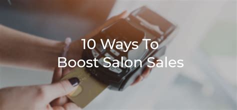 ways  boost salon sales
