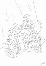 Motorrad Motorradfahrer Ausmalbild Malvorlage Ausmalen sketch template