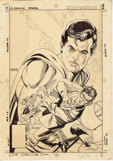 superman  cover  gil kane comic art coloring books comic