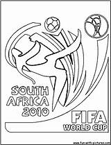 Coloring Pages Soccer Fifa Logo Worldcup Logos Color Print Colouring Kids Printable Fun Ball sketch template