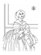 Ingres Princesse Broglie Coloring Enchantedlearning Dominique Auguste Jean Pages sketch template