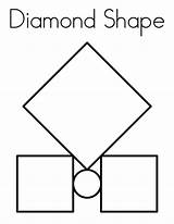 Diamond Shape Coloring Between Box Pages Kids sketch template