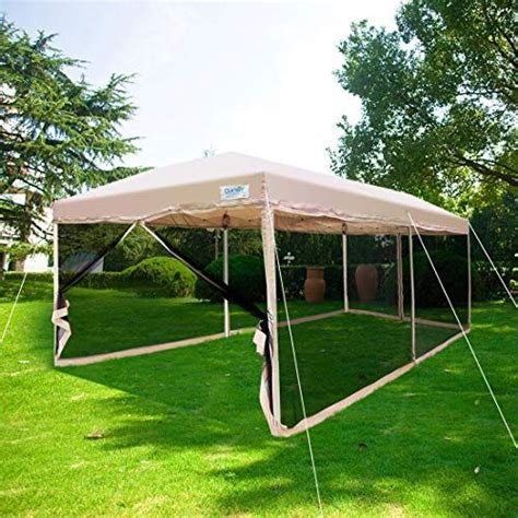 quictent  easy pop  canopy tent screen house  netting mesh sides wallstan