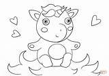 Coloring Pages Cute Unicorns Unicorn Getcolorings Latest Printable Baby sketch template