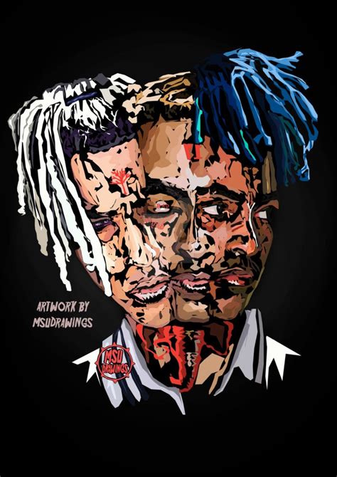 Xxxtentacion Design By Msudrawings By Msudrawings On