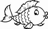 Fish Freshwater Coloring Pages Getcolorings sketch template