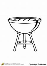 Barbecue sketch template