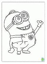 Coloring Minions Pages Dinokids Minion Printable Despicable Print Moldes sketch template