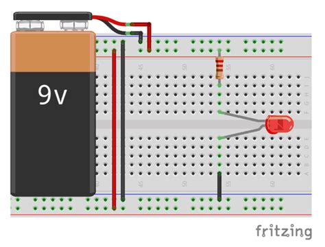 breadboard circuit board wiring diagram