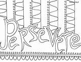 Coloring Pages Word Testing Encouragement Doodle Alley Sheets Persevere Printable School Colouring Words Doodles Classroom Inspirational Choose Board Classroomdoodles sketch template