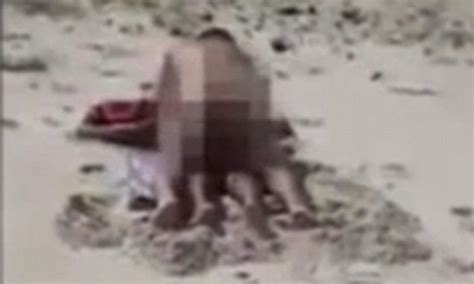 Video Shows A Couple Having Sex On A Public Beach In