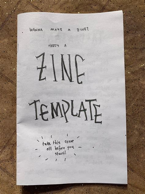 zine template etsy