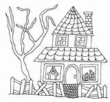 Coloring House Pages Haunted Halloween Kids Victorian Coloring4free Printable Drawing Colouring Scary Para Casas Colorear Getcolorings Embrujadas Imagenes Spooky Getdrawings sketch template