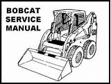 Coloring Pages Bobcat Skid Steer Printable S185 Color Loader Construction S175 Manual Tractor Kids Cooloring Turbo Sketch Service Ski Fish sketch template