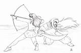Stance Fighting Inukag sketch template