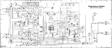 cj wiring diagram diagram alternator jeep cj