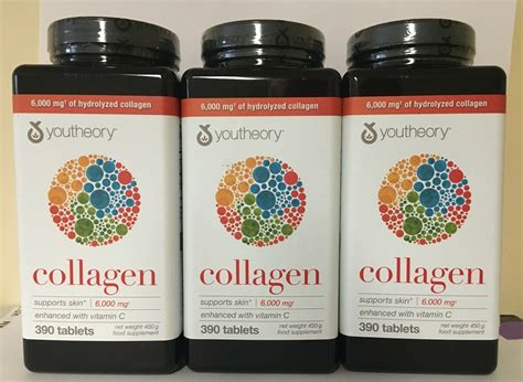 youtheory advanced collagen  tablets  bottle vitamins minerals