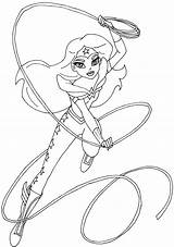 Coloring Super Hero Pages Girls Wonder Woman Para High Dc Superhero Printable Dibujos Colorir Colorear Desenhos Fun Mulher Ivy Maravilha sketch template
