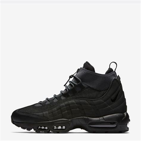 Nike Air Max 95 Sneakerboot Black Black Mens Footwear From