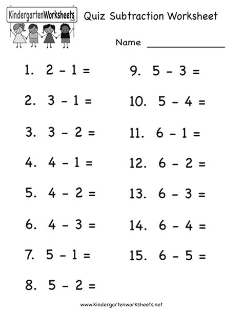 printable subtraction worksheets index  imagesprintables