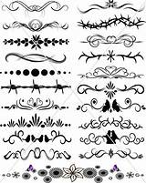 Divider Lines Flourish Borders Svg Tattoo Ornamental Vector Tattoos Border Designs Underlines Graphic Scalable Hand Graphics Etsy Ring Fancy Lettering sketch template