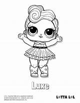 Lol Coloring Pages Lux Luxe Surprise Doll Dolls Sheets Color Printable Kids Template Mandala Choose Board sketch template