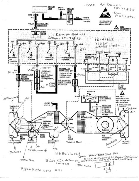 hvac wiring diagram hvac climate control    cross