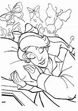 Coloring Pages Anastasia Sleeping Kids Escolha Pasta Rainbow sketch template
