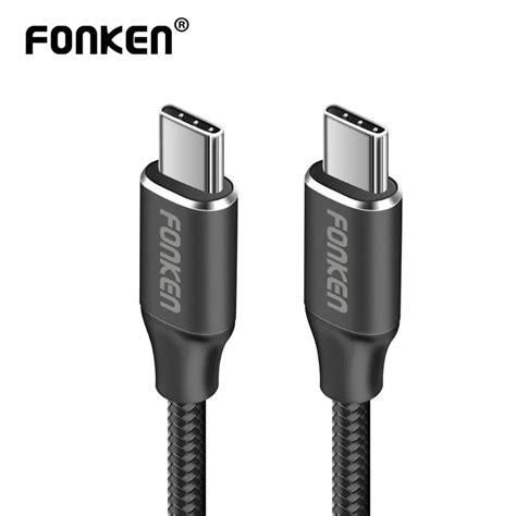 buy fonken usb   type  cable usb  fast charging reversible  typc