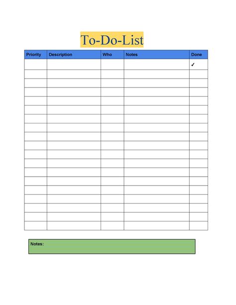 printable   checklist template printable templates