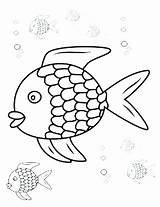 Coloring Fish Rainbow Pages Walleye Outline Book Activities Regenbogenfisch Sheets Ocean Character Fishing Freshwater Colouring Der Clipart Getcolorings Rod Multicultural sketch template