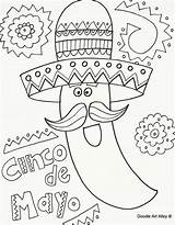 Cinco Printable Sombrero Kindergarten Coloringpagesfortoddlers Thesprucecrafts Alley Everfreecoloring Thebalance sketch template