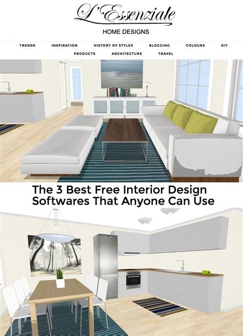 interior design softwares     lessenziale home des interior