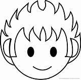Boy Face Clipart Cliparts Happy Clip Coloring Template Faces Pages Bw Vector Library Als Children Clipartbest Cake Royalty sketch template