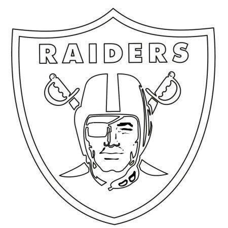 oakland raiders  nfl coloring sheet nfl football art football team