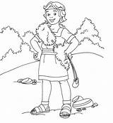 Coloring Pages Bible David King Clipart Library Printables sketch template